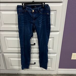 1822 Denim Dark Blue Skinny Jeans